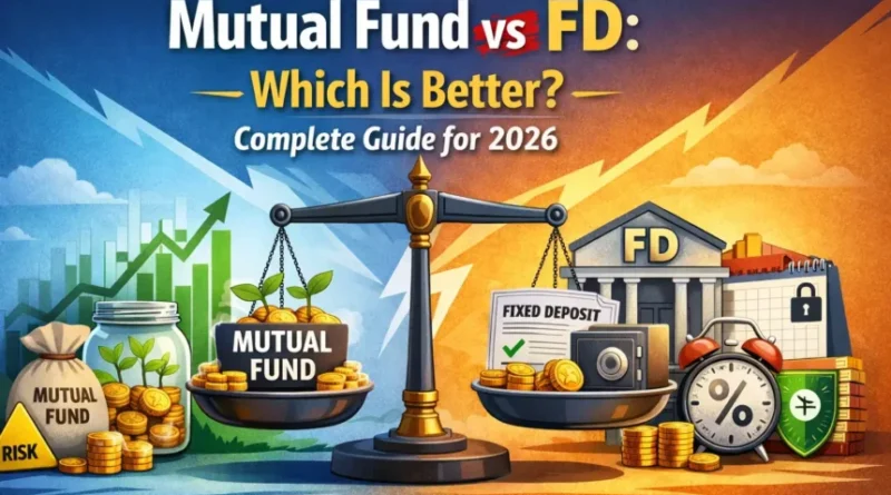 Bank FD vs Mutual Funds: 2026ರಲ್ಲಿ ನಿಮ್ಮ ಹಣವನ್ನು ಹೂಡಿಕೆ ಮಾಡಲು ಯಾವುದು ಉತ್ತಮ?