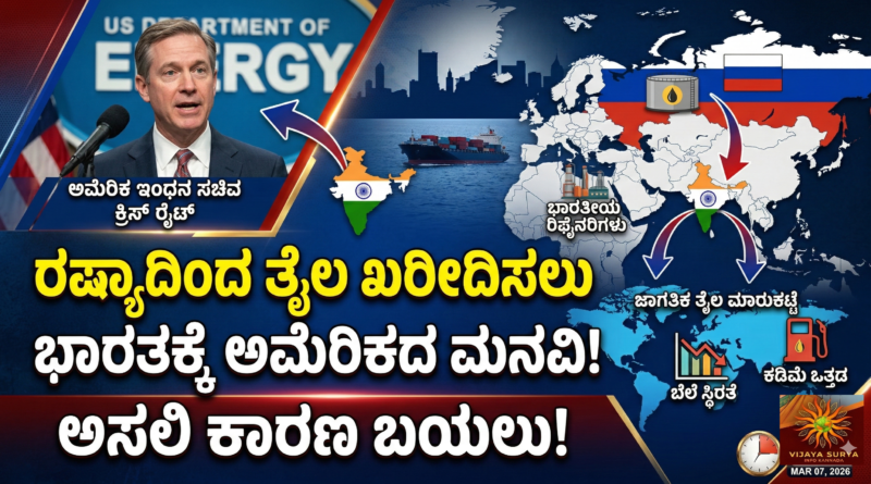 US Energy Secretary Chris Wright talking about India-Russia oil deal