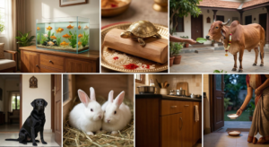 Vastu tips for keeping a dog at home in Kannada.