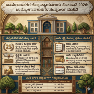 District Court Chamarajanagar Recruitment 2026