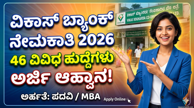 Vikas Bank Recruitment 2026 Kannada